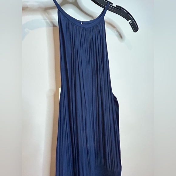 NWT RAMY BROOK NAVY BLOUSON AUDRIE DRESS WITH SMOCKED WAIST - Picture 3 of 10